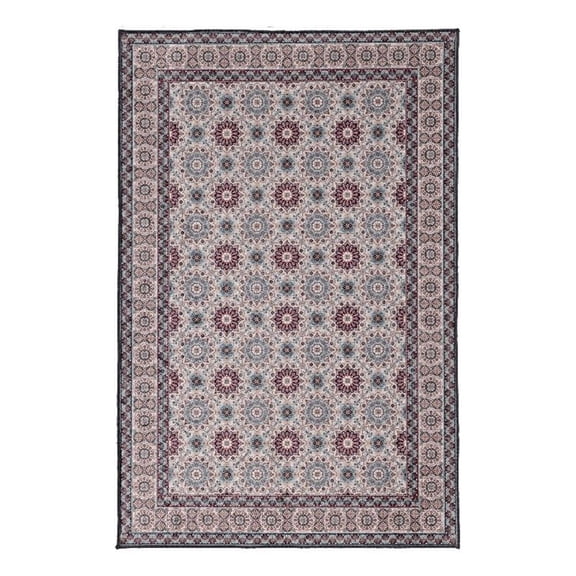 Linon Eclipse Candor Woven Polyester 3'3"x 5' Accent Rug Ivory