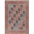 thumbnail image 1 of Linon Eclipse Morris Woven Polyester 6'7"x9'7" Rug in Red, 1 of 5
