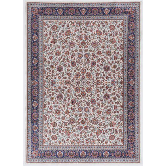 Linon Eclipse Ritchie Woven Polyester 2'2"x3'2" Rug in Ivory
