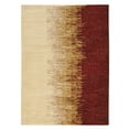 thumbnail image 1 of Linon Elegance Lave Power Loomed Polypropylene 2'x3' Rug in Cream, 1 of 5