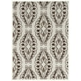 thumbnail image 1 of Linon Home DÃ©cor Elegance Area Rug Collection, White and Brown, 8' x 10', 1 of 5