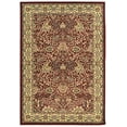 thumbnail image 1 of Linon Home Décor Elegance Area Rug Collection, Red and Ivory, 2' x 3', 1 of 3