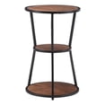 thumbnail image 1 of Linon Elton Metal and Wood Three Tier Side Table in Black, 1 of 11