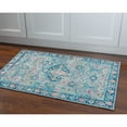 thumbnail image 1 of Contemporary Home Living 2.25' x 3.25' Ornate Floral Rectangular Area Throw Rug - Navy Blue and, 1 of 8