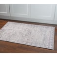 thumbnail image 1 of Contemporary Home Living 2.25' x 3.25' Rectangular Persian Medallion Area Throw Rug - Cream, 1 of 7