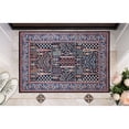 thumbnail image 1 of Contemporary Home Living 2.25' x 3.25' Geometric Tree of Life Rectangular Area Throw Rug - Navy Blue, 1 of 8