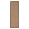 thumbnail image 1 of Linon Empire Machine Tufted Wool 2'6"x12' Rug in Cork Brown and Beige, 1 of 8