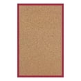thumbnail image 1 of Linon Empire Machine Tufted Wool 5'x8' Rug in Cork Brown and Red, 1 of 6