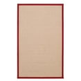 thumbnail image 1 of Linon Empire Machine Tufted Wool 8'9"x12' Rug in Natural and Red, 1 of 8