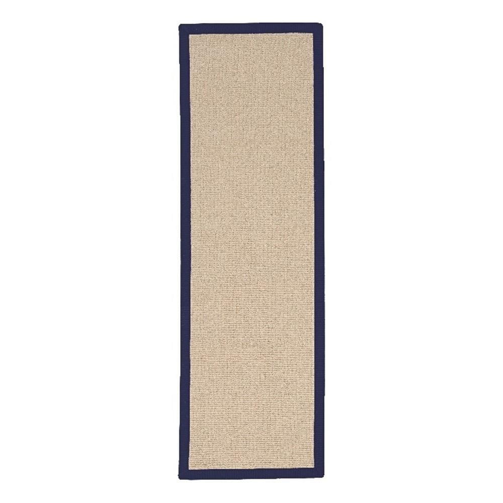 Linon Empire Machine Tufted Wool 8'x11' Rug in Natural and Blue ...