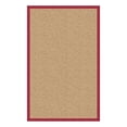 thumbnail image 1 of Linon Empire Machine Tufted Wool 8'x11' Rug in Sisal and Red, 1 of 5