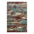 thumbnail image 1 of Linon Emporium Sunset Polypropylene 8'x11' Rug in Gold and Burgundy, 1 of 4