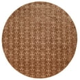 thumbnail image 1 of Linon Evolution Damask Power Loomed Polyester 8'R Rug in Brown, 1 of 5