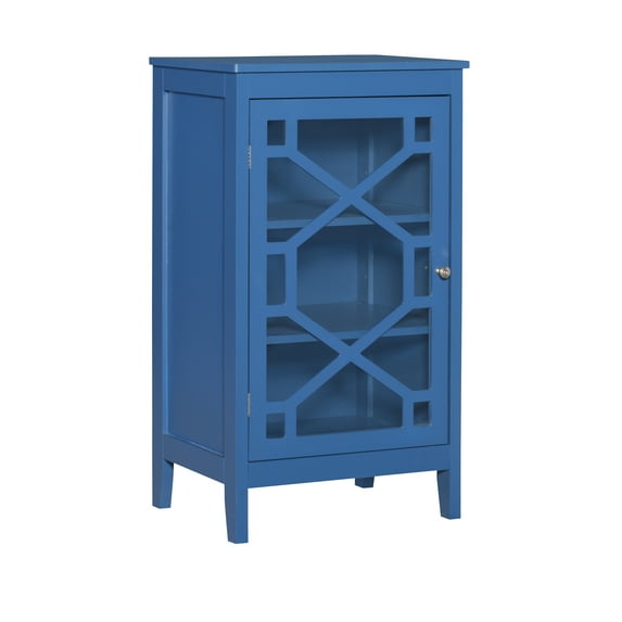 Linon Felicia Small Cabinet, 2 Interior Shelves, Multiple Colors