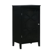 Linon Fetti Black Small Cabinet
