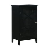 Linon Fetti Black Small Cabinet