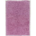 thumbnail image 1 of Linon  Flokati Wool Thick Area Rug Lilac 5' x 8' Handmade 5' x 8' Kitchen,Bathroom,Entryway Cream Rectangle Shag, 1 of 5