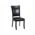 thumbnail image 1 of Linon Franklin Metal Faux Leather Dining Chairs in Rustic Umber Brown (Set of 2), 1 of 13