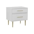 thumbnail image 1 of Linon Galena 2-Drawer Nightstand, White, 1 of 19