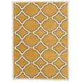 thumbnail image 1 of Linon Geo Kelli Hand Tufted Microfiber Polyester 8'x10' Rug in Yellow, 1 of 6