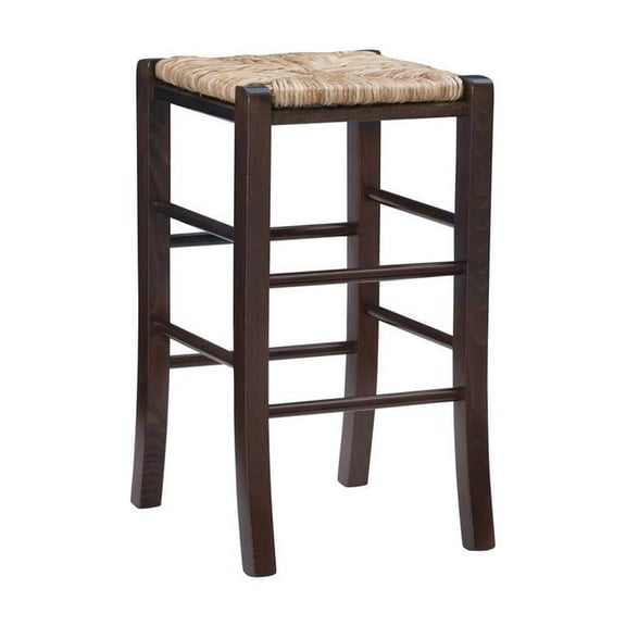 Linon Gianna Backless Counter Stool Walnut Set Of 2