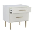 thumbnail image 1 of Linon Gloria Two Drawer Nightstand, 1 of 18