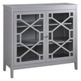 thumbnail image 1 of Linon Gray Contemporary Home Fetti Large Accent Cabinet, 38 in, 1 of 3