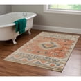 thumbnail image 1 of Contemporary Home Living 3' x 5' Tribal Kilim Medallion Area Throw Rug - Cream and Brown, 1 of 8