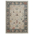 thumbnail image 1 of Linon Great Zero Leona Ivory & Blue 5x7.6, Rug, 1 of 7