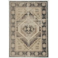 thumbnail image 1 of Linon Home DÃ©cor Great Zero Area Rug Collection, Ivory and Navy, 8' x 10', 1 of 6