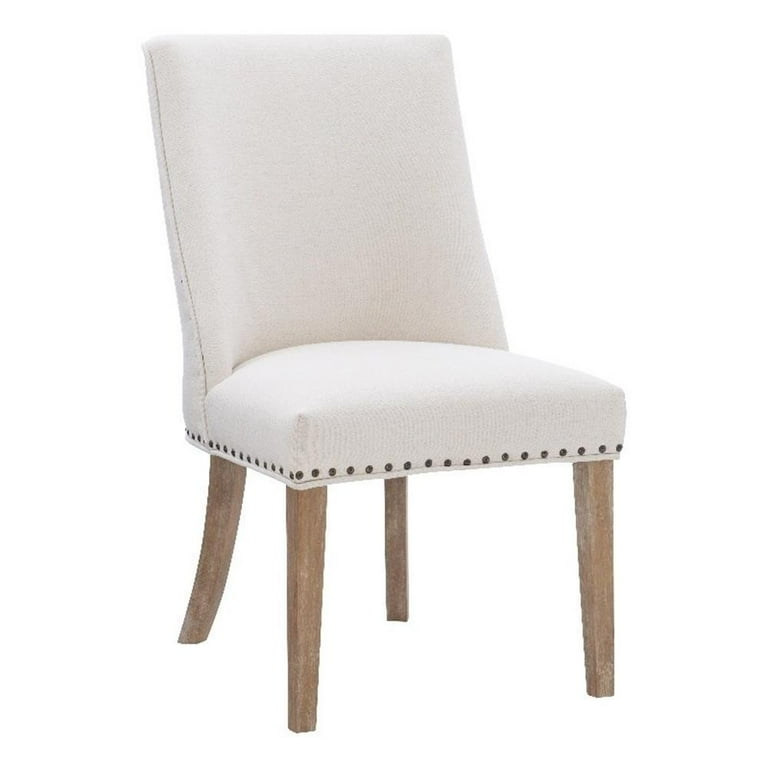 Linon home linen upholstered chair sale