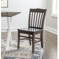 thumbnail image 1 of Linon Halsey Dining Chairs, Set of 2, Brown Finish, 1 of 16