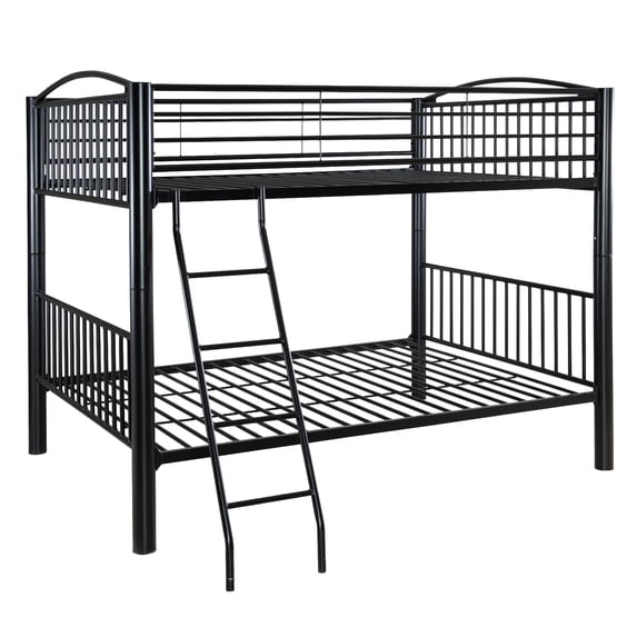 Powell Full Over Full Metal Bunk Bed, Multiple Colors