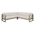 thumbnail image 1 of Linon Hedley Outdoor Sectional Set, Natural/Beige, 1 of 11