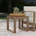 thumbnail image 1 of Linon Hedley Outdoor Side Table, Natural, 1 of 6