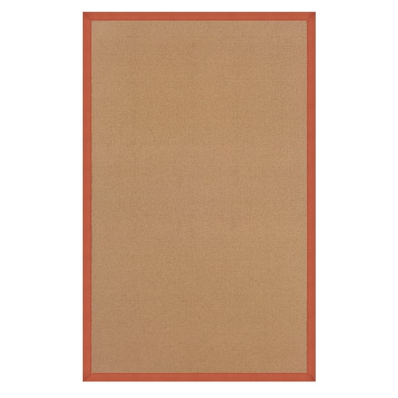 Linon Athena Cork & Burnt Orange 8x11 Area Rug