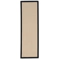thumbnail image 1 of Linon Home Décor Athena Natural and Black 2.6' x 12' Runner, 1 of 6