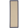 thumbnail image 1 of Linon Athena Natural & Blue 2.6x8 Area Rug, 1 of 6