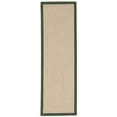 thumbnail image 1 of Linon Home Décor 2.5' x 12' Athena Natural and Green Runner, 1 of 3