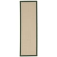 thumbnail image 1 of Linon Home Décor Athena 2.6' x 8' Natural and Green Runner, 1 of 5