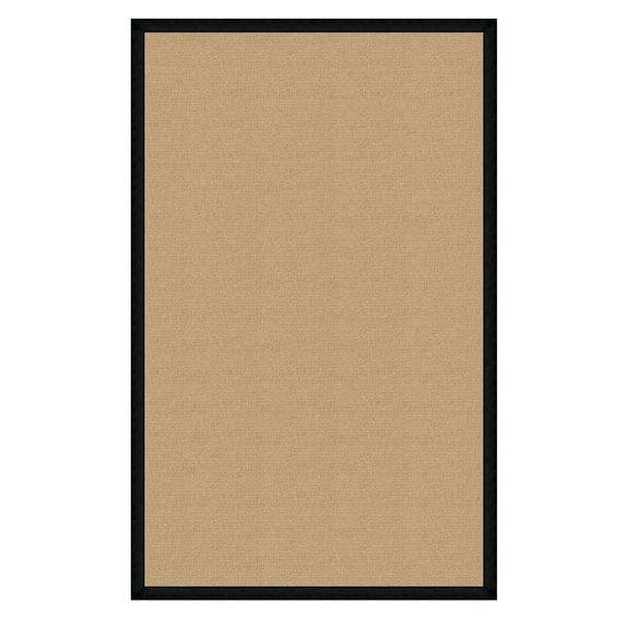 Linon Athena Sisal & Black 5x8 Area Rug