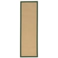 thumbnail image 1 of Linon Athena Sisal and Green 2.5' x 12' Runner, 1 of 5