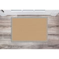 thumbnail image 1 of Contemporary Home Living 1.75' x 2.75' Tufted Solid Bordered Area Throw Rug - Beige and Ice Blue, 1 of 7
