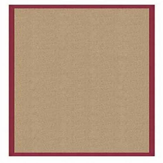 Linon Athena Sisal and Red 2.6' x 12' Runner