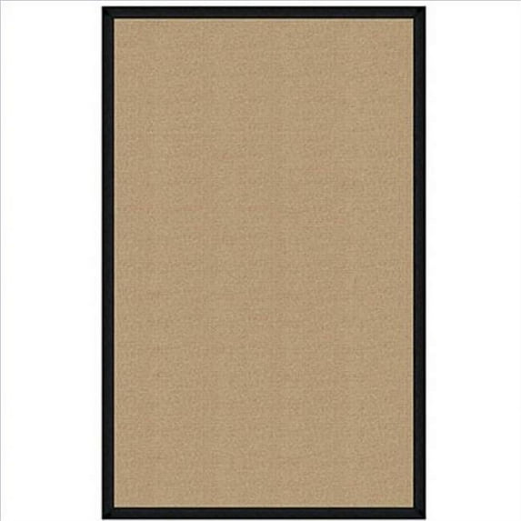Linon Home Décor Athena Sisal and Black, 2.5' x 8' Runner