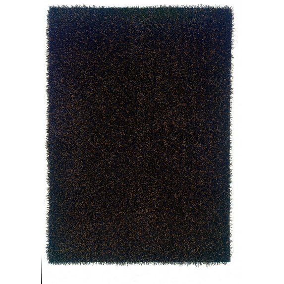Linon Home Décor Confetti Area Rug Collection, Brown and Black, 1'10" x 2'10"