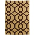 thumbnail image 1 of Linon Home Décor Elegance Area Rug Collection, Beige and Burgundy, 2' x 3', 1 of 3