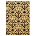 thumbnail image 1 of Linon Home Décor Elegance Area Rug Collection, Cream and Green, 2' x 3', 1 of 3
