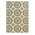 thumbnail image 1 of Linon Home Décor Le Soleil Area Rug Collection, Black and Ivory, 1.83' x 2.83', 1 of 8