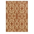 thumbnail image 1 of Linon Home Décor Le Soleil Area Rug Collection, Ivory and Terracotta, 5' x 7', 1 of 5